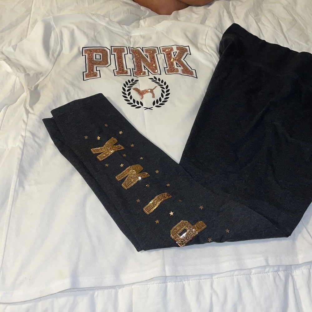 VS Pink bling set M/L